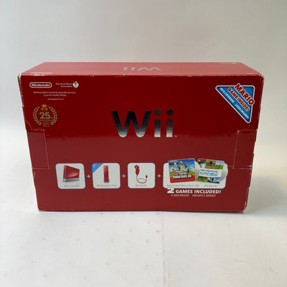 Nintendo Wii Video Game Console RVL-001 Mario 25th Anniversary Edition