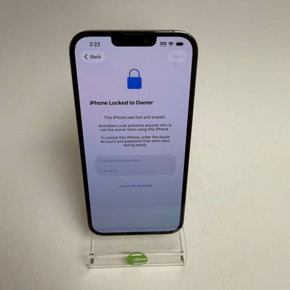 Unlocked Apple iPhone 13 Pro Max 128GB 26.3.2 Graphite A2484 ICLOUD READ