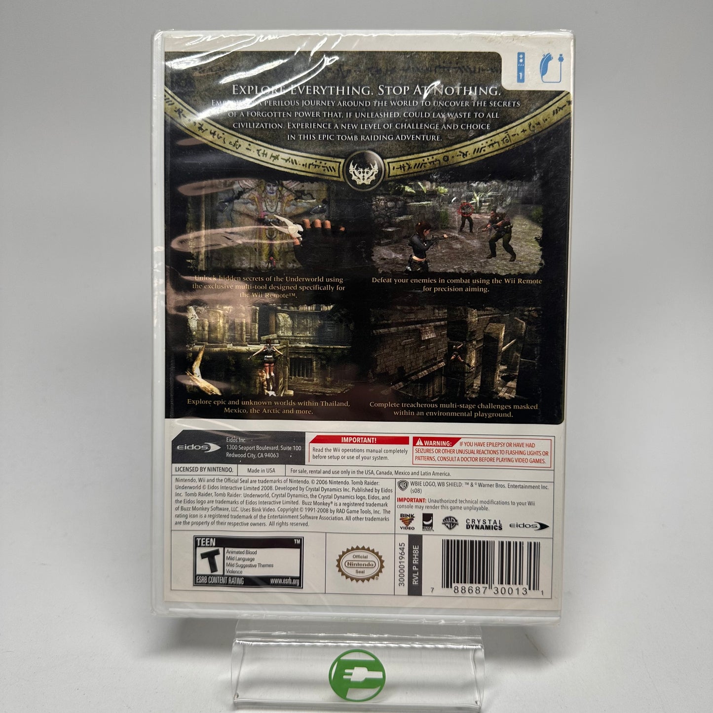 New Tomb Raider Underworld (Nintendo Wii, 2008)