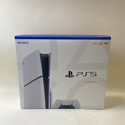 New Sony PlayStation 5 Slim Disc Edition PS5 1TB White Console Gaming System