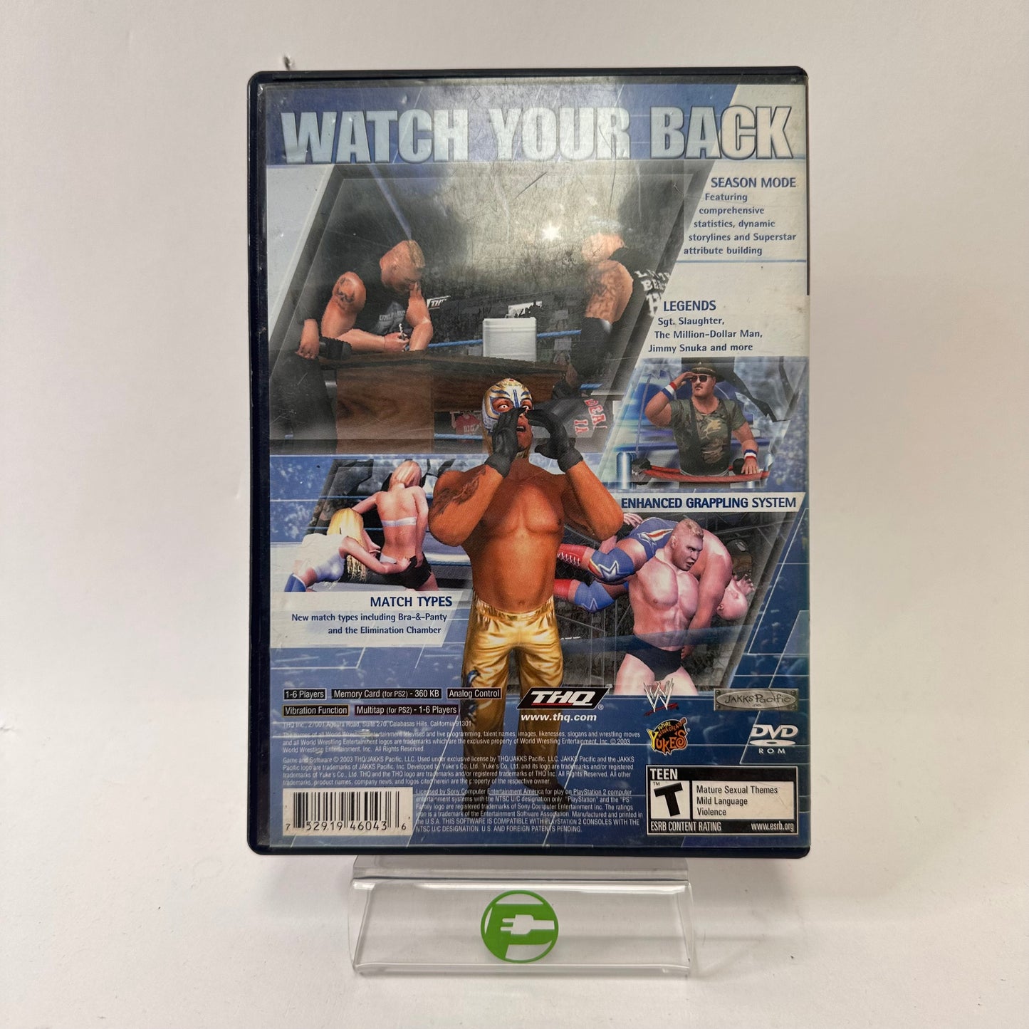 WWE Smackdown Here Comes the Pain (Sony PlayStation 2 PS2, 2003)