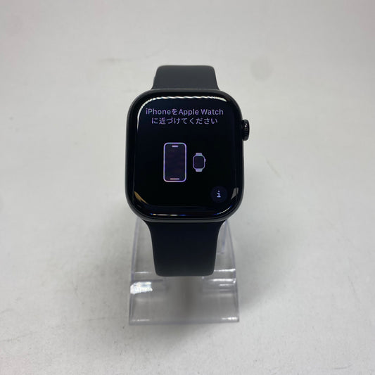 GPS Only Apple Watch Series 10 46MM Jet Black Aluminum Black Sport Band A2999