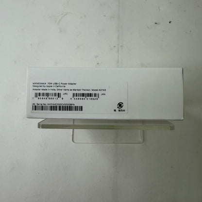 New Apple 70W Power Adapter White MXN53AM/A