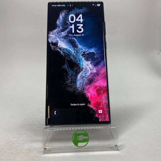 Factory Unlocked Samsung Galaxy S22 Ultra 8GB RAM 128GB SM-S908U Phantom Black