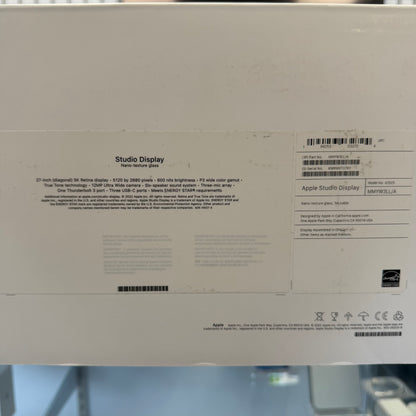 New Apple Studio Display 27" Nano-Texture Glass 5K Retina MMYW3LL/A