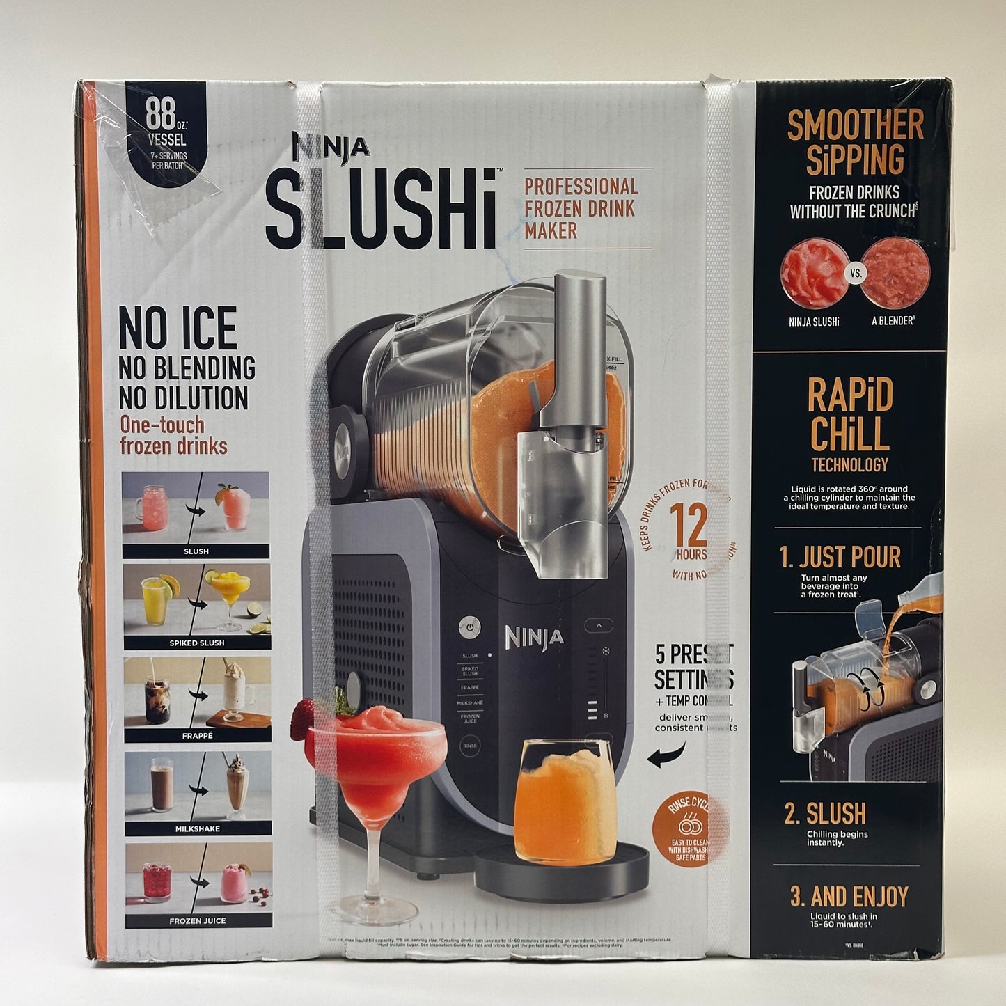 New Ninja SLUSHi 88oz Professional Frozen Drink Maker FS301