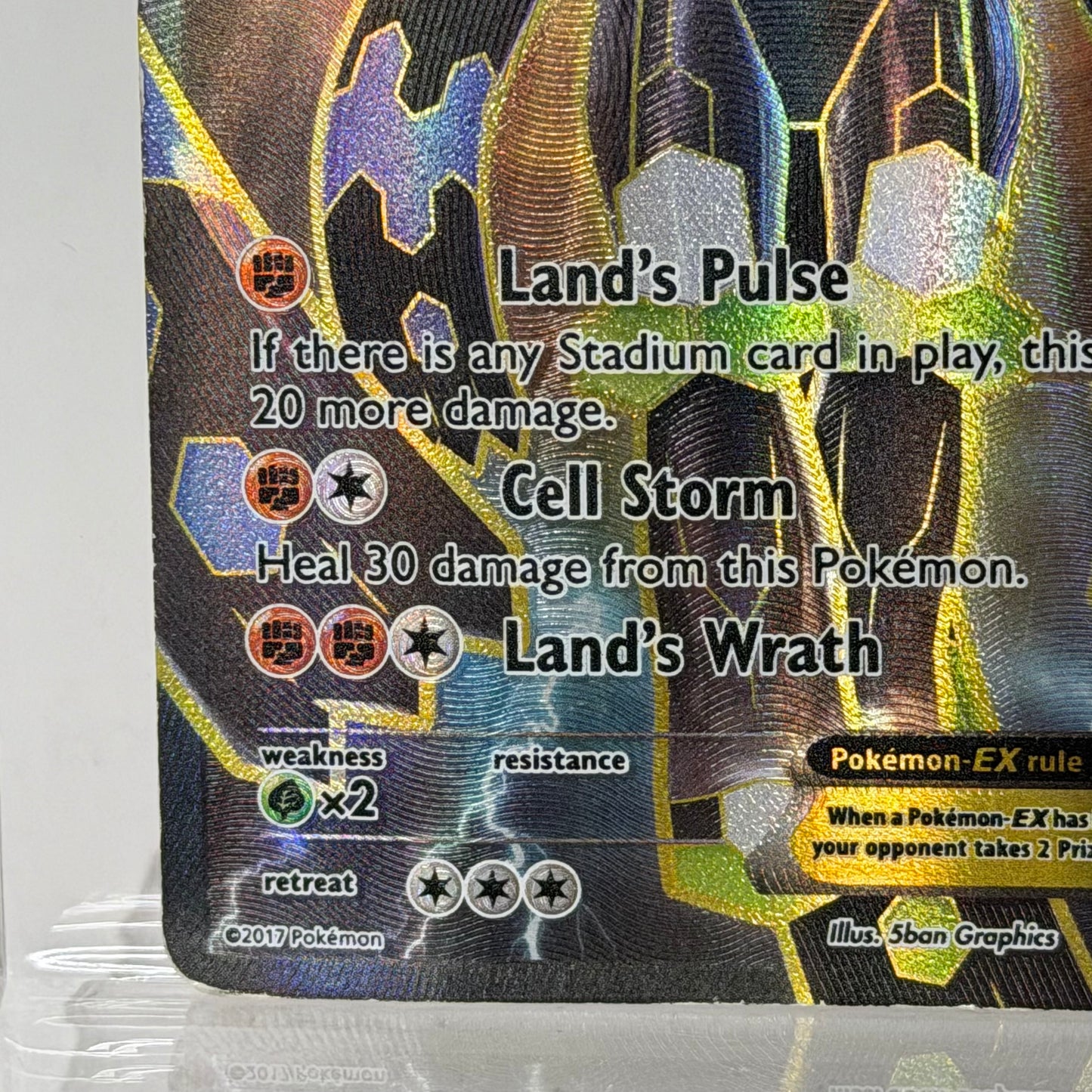 Pokémon TCG Yellow A Alternate Zygarde 54a/124 English