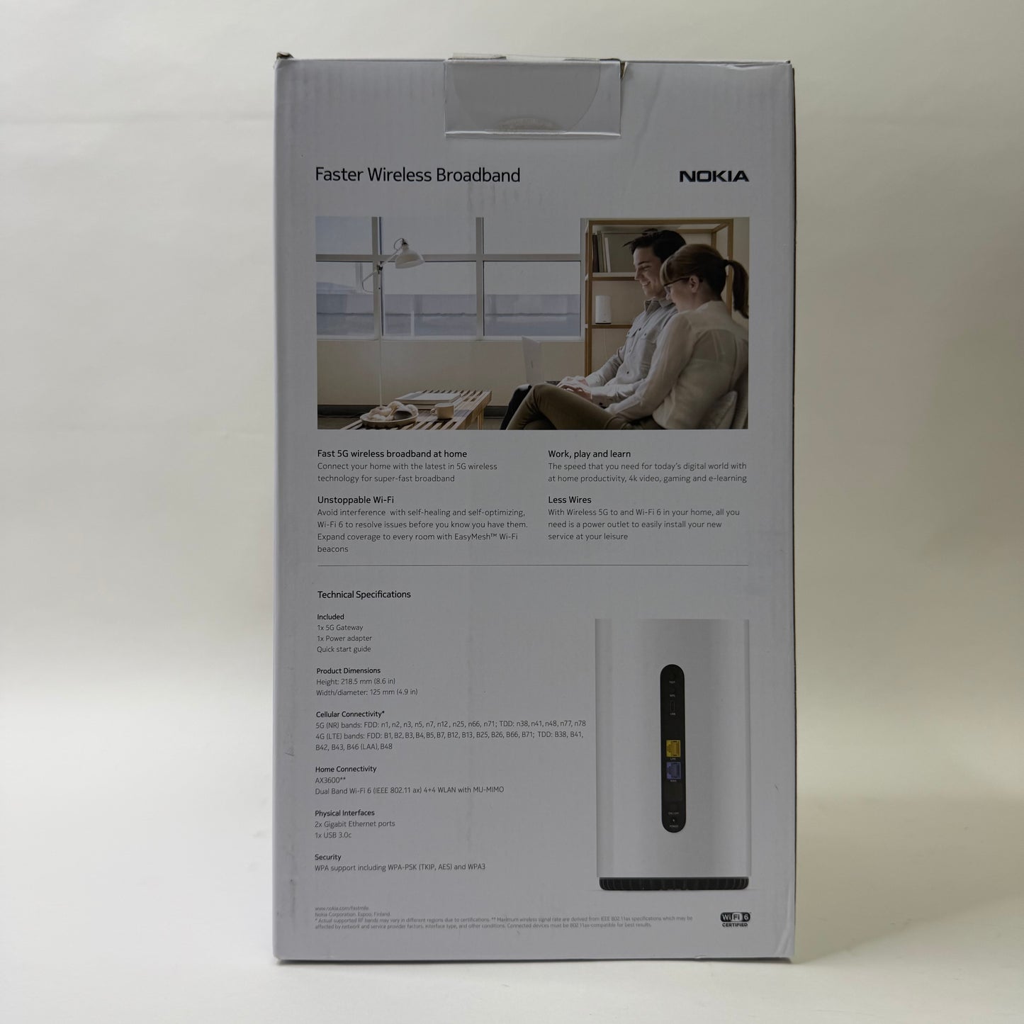 Nokia FastMile 5G 3TG01797ACAB Gateway 5G 3.2