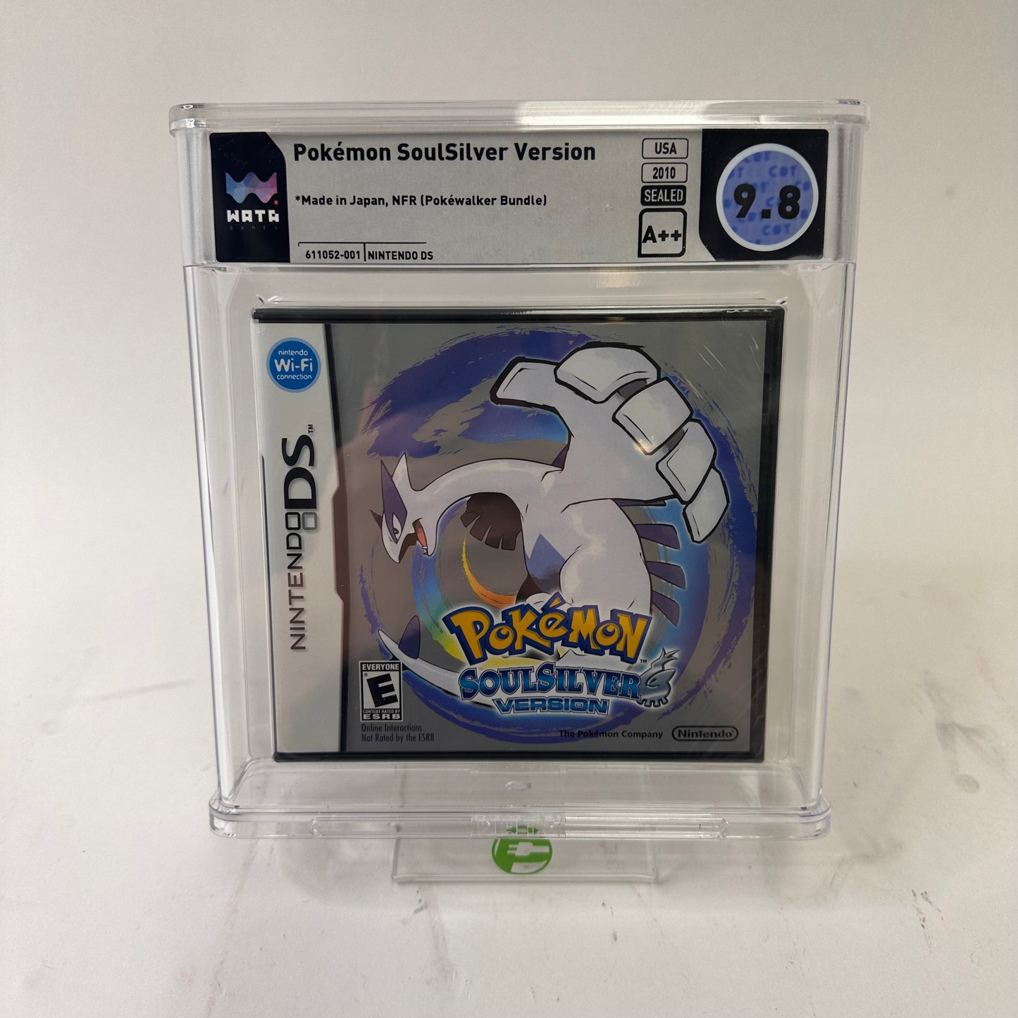 New Pokemon SoulSilver Version (Nintendo DS, 2010) Wata 9.8 Complete
