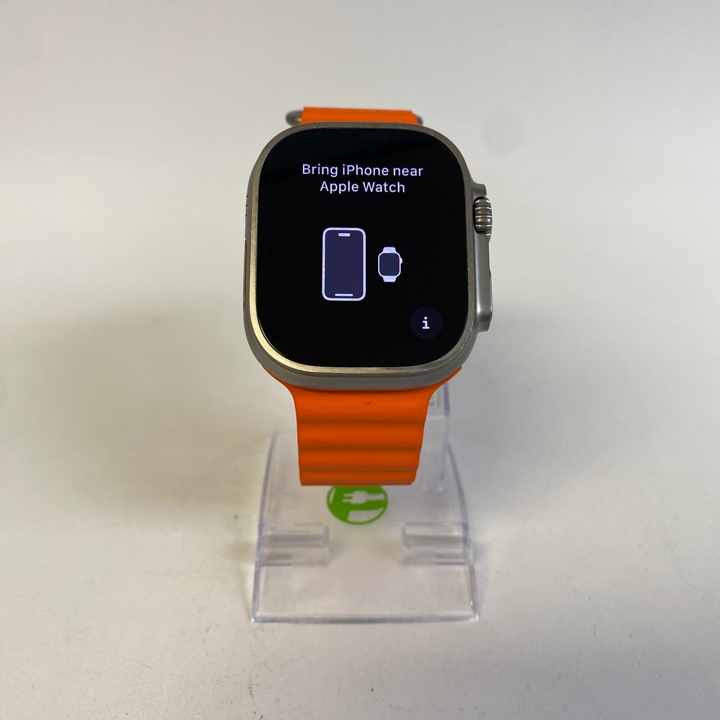 Factory Unlocked Apple Watch Ultra 2 49MM Natural Titanium Orange Loop A2986