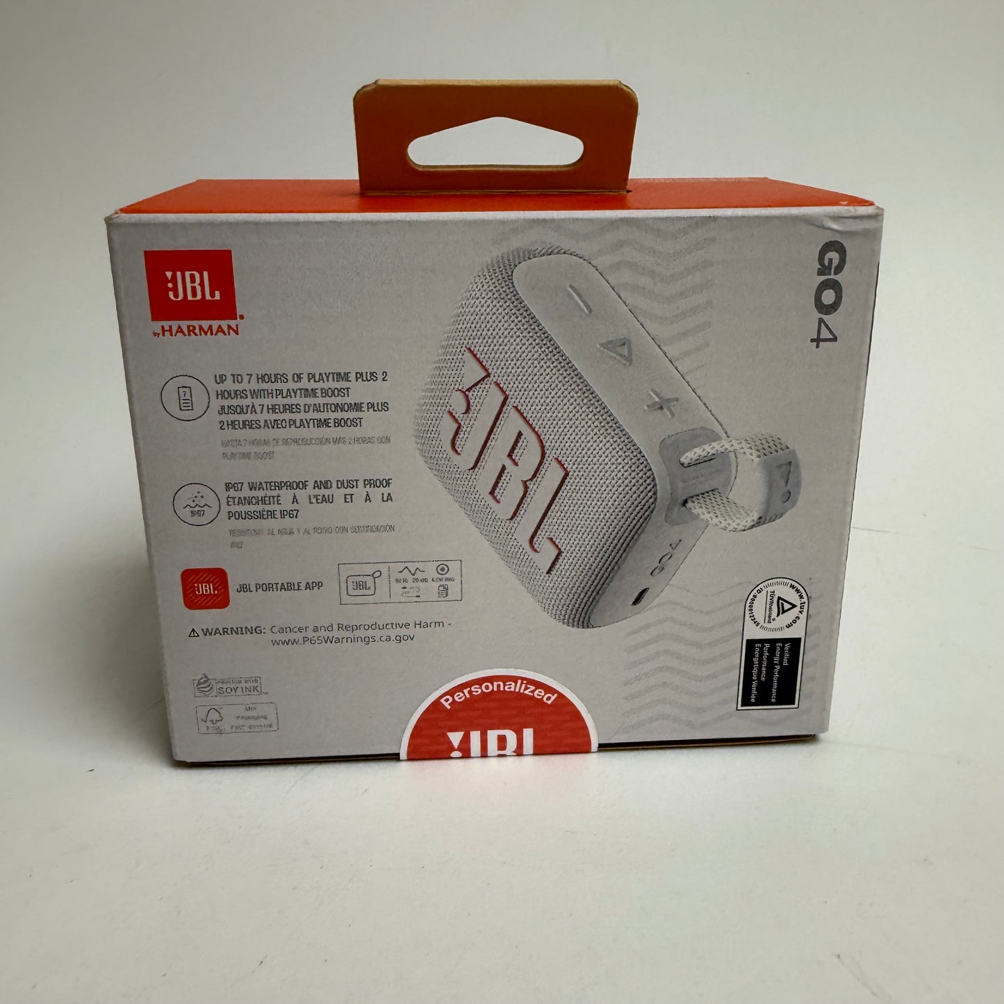 New JBL Go 4 Portable Waterproof Bluetooth Speaker White JBLGO4WHT