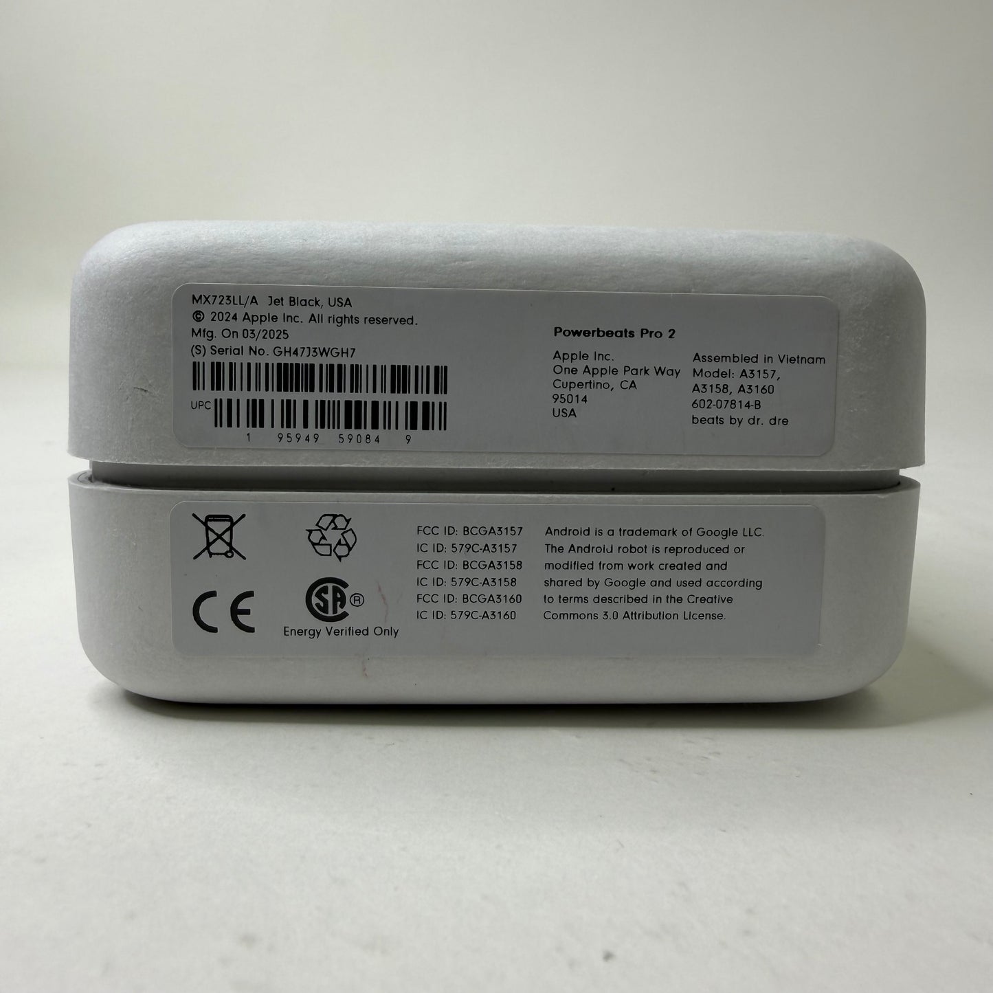 New Beats Powerbeats2 Wireless Earbuds  Black MX723LL/A