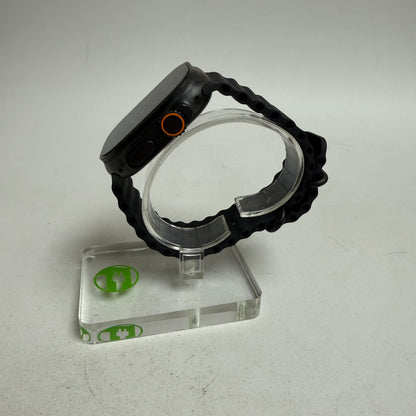 Unlocked Apple Watch Ultra 2 49MM Black Titanium Black Ocean Band MX4P3LW/A
