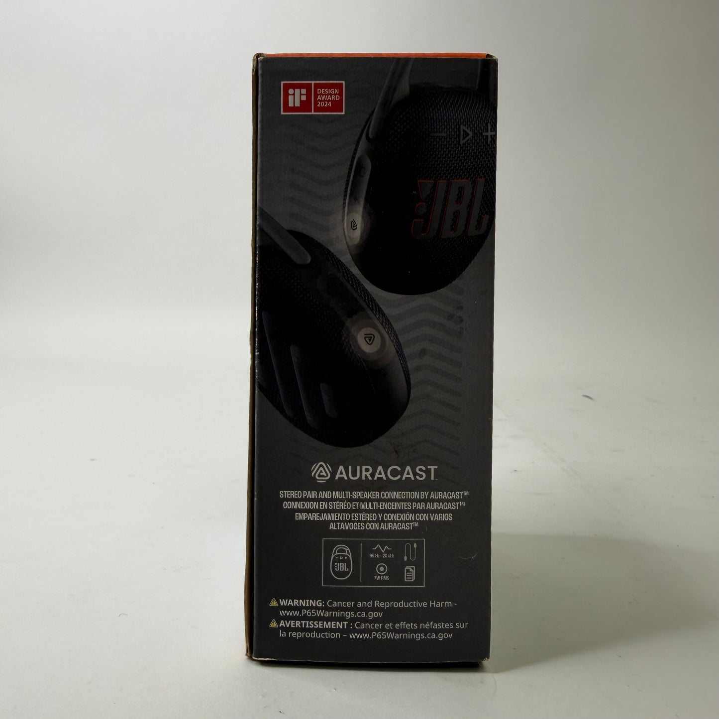 JBL Clip 5 Portable Wireless Bluetooth Speaker Black JBLCLIP5D