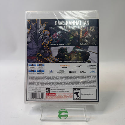 New Teenage Mutant Ninja Turtles Mutants in Manhattan (Sony PlayStation 3, 2016)