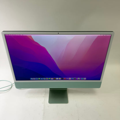 2021 Apple iMac 24" M1 7 Core 3.2GHz 8GB RAM 256GB SSD Green MJV83LL/A