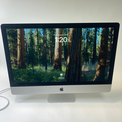 2019 Apple iMac 27" i9 3.6GHz 16GB RAM 2TB SSD Silver A2115