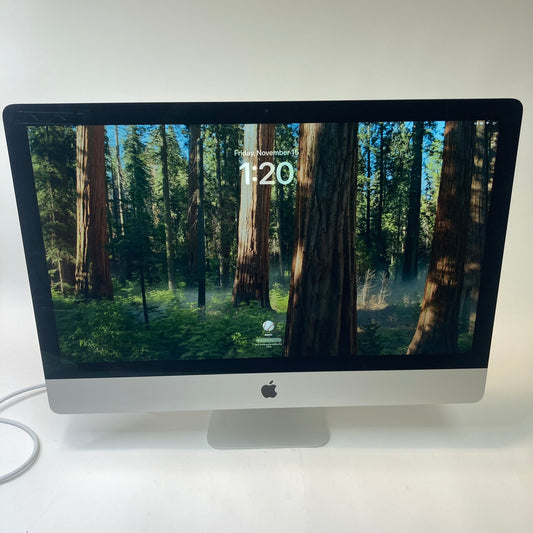 2019 Apple iMac 27" i9 3.6GHz 16GB RAM 2TB SSD Silver A2115