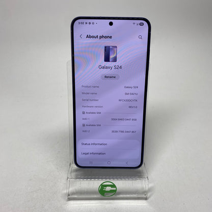 Factory Unlocked Samsung Galaxy S24 8GB RAM 128GB SM-S921U Violet