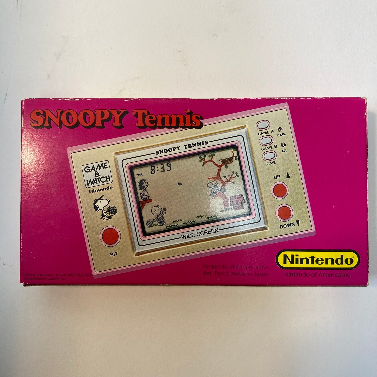 Nintendo Nintendo Game & Watch: Snoopy Tennis Handheld Game Console SP-30 Silver