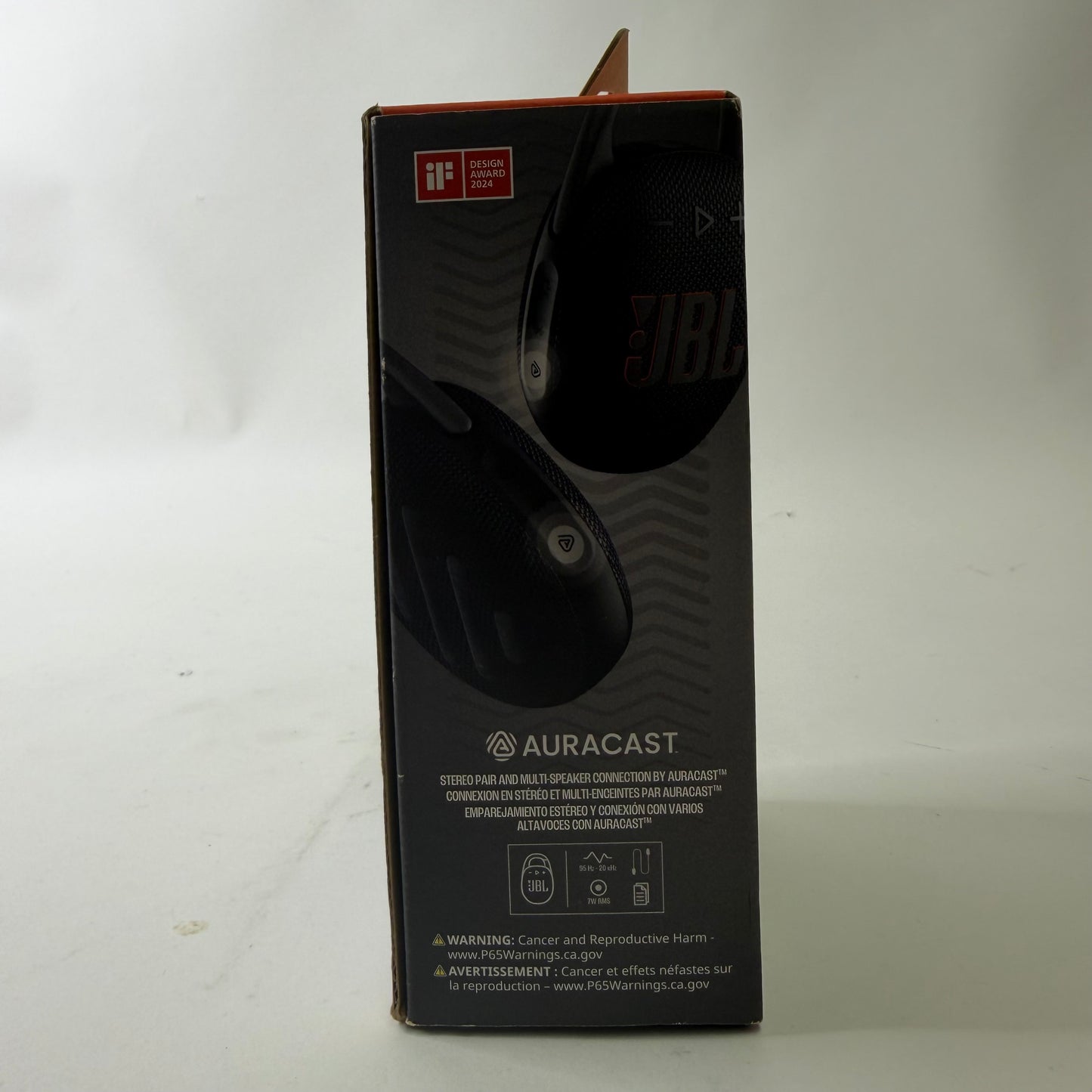 JBL Clip 5 Portable Bluetooth Party Speaker Black JBLCLIP5D