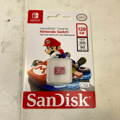 New SanDisk microSDXC Card for Nintendo Switch Memory SDSQXBO-128G-ATCZN