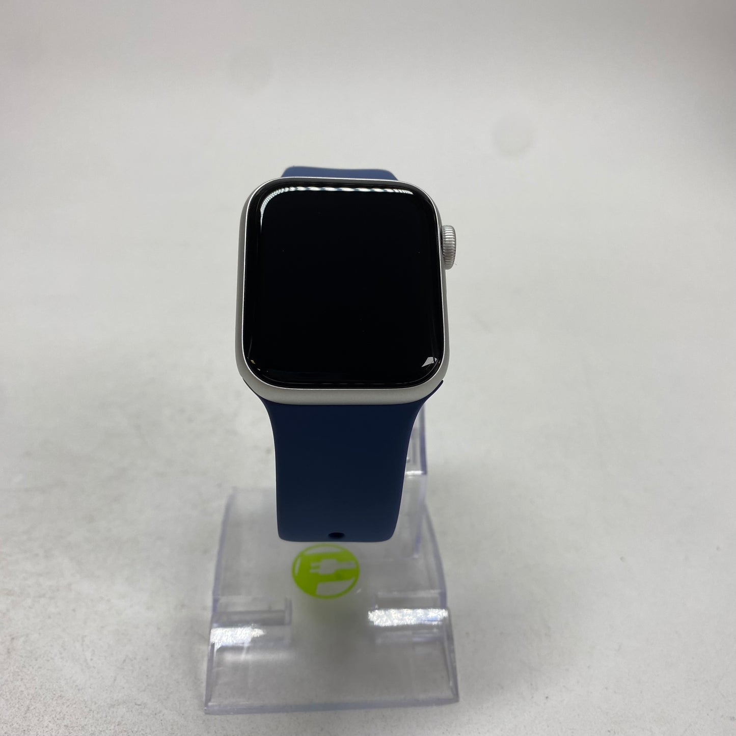 GPS Only Apple Watch SE 2nd Gen 40MM Silver Aluminum Denim Sport Band MXEC3LL/A