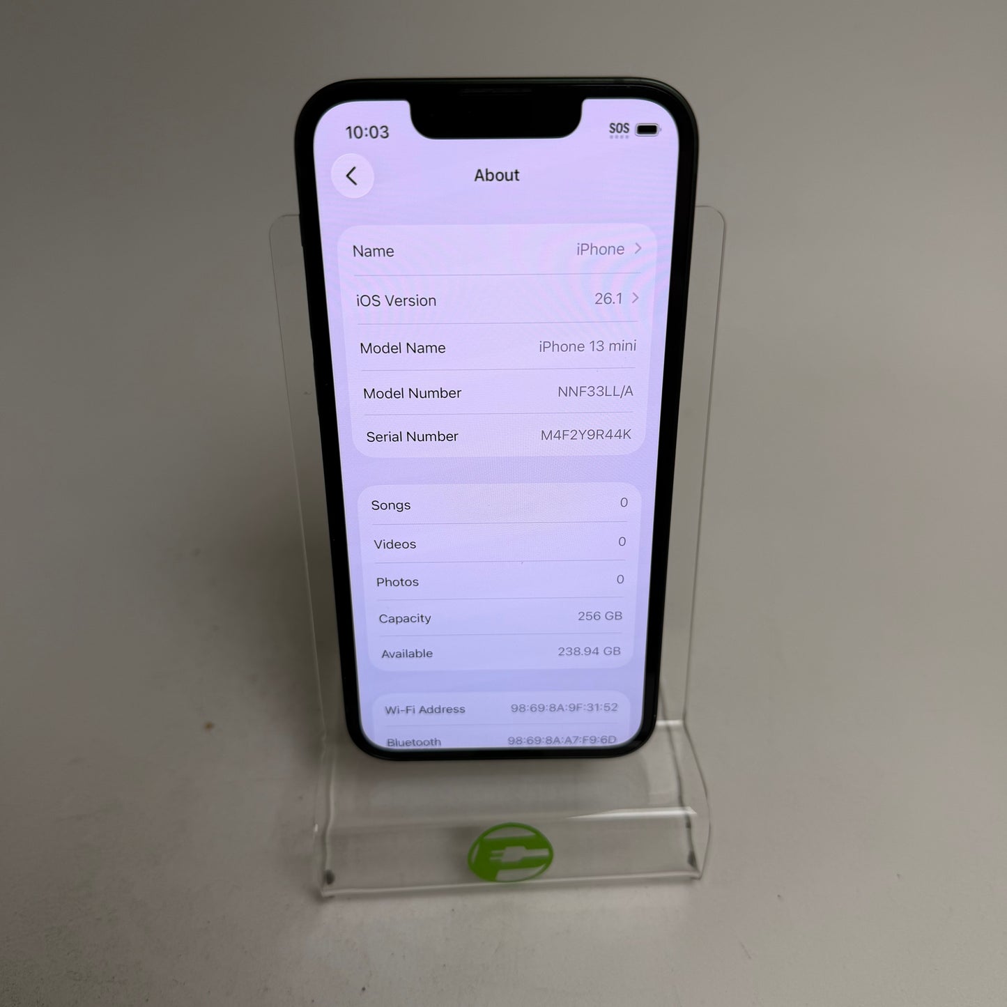 Factory Unlocked Apple iPhone 13 Mini 256GB Green NNF33LL/A