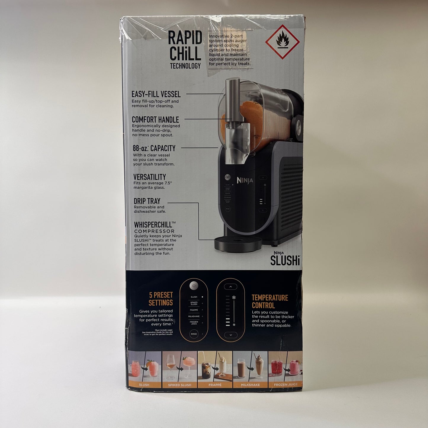 New Ninja SLUSHi 88oz Professional Frozen Drink Maker FS301