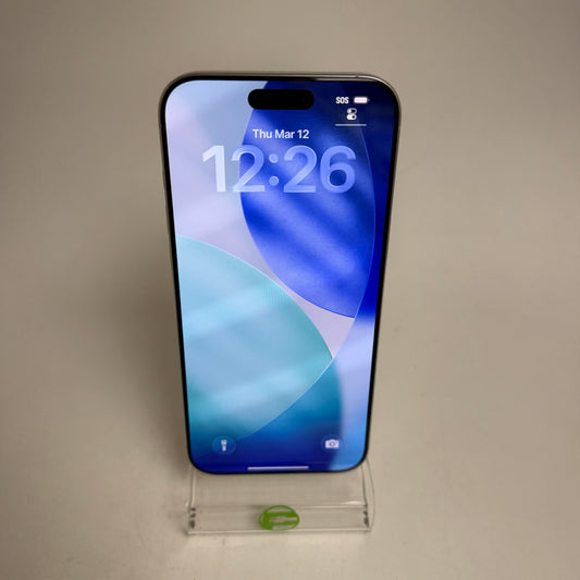 Factory Unlocked Apple iPhone 16 Pro Max 256GB White Titanium MYW43LL/A