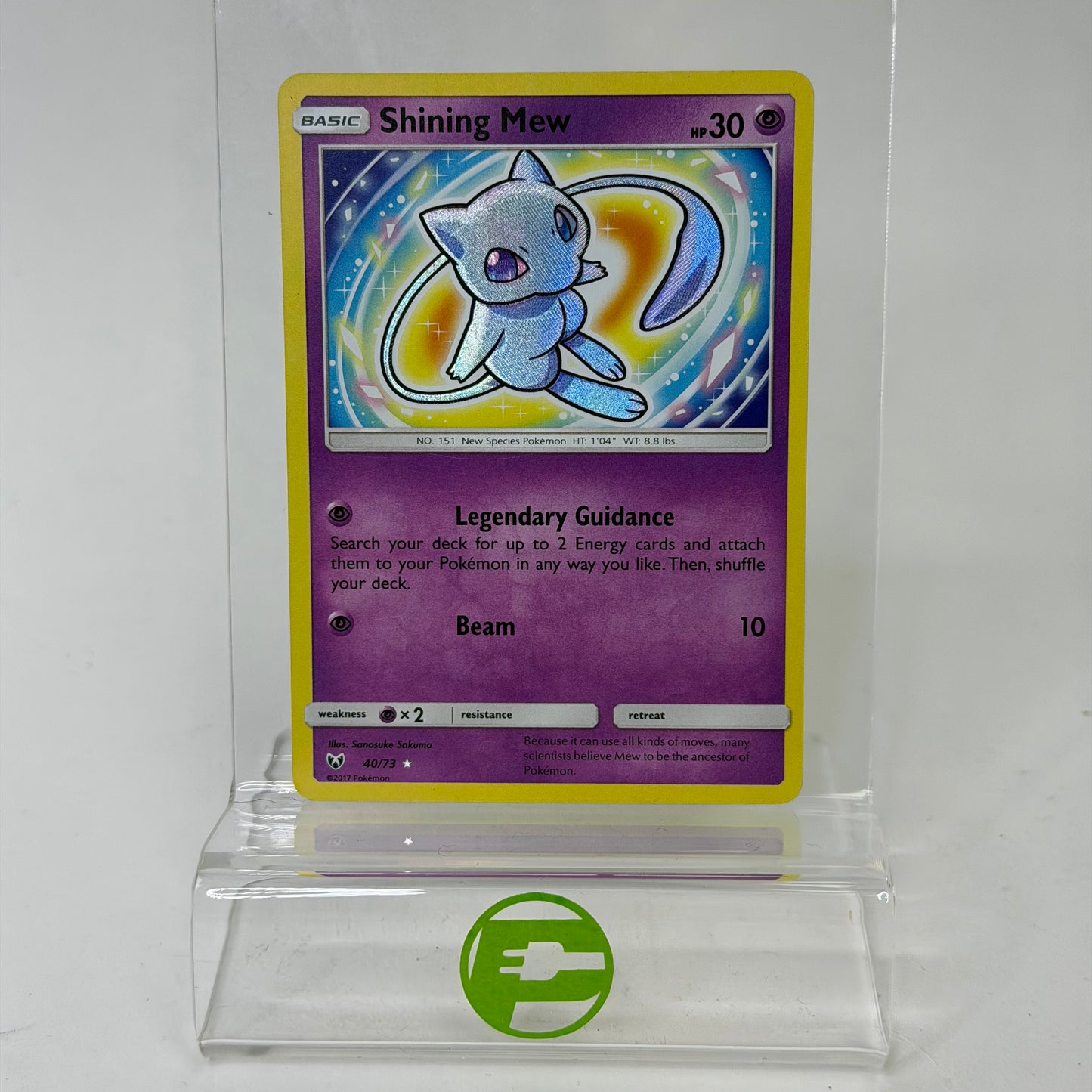 Pokémon TCG Shining Legends Shining Mew 40/73 English