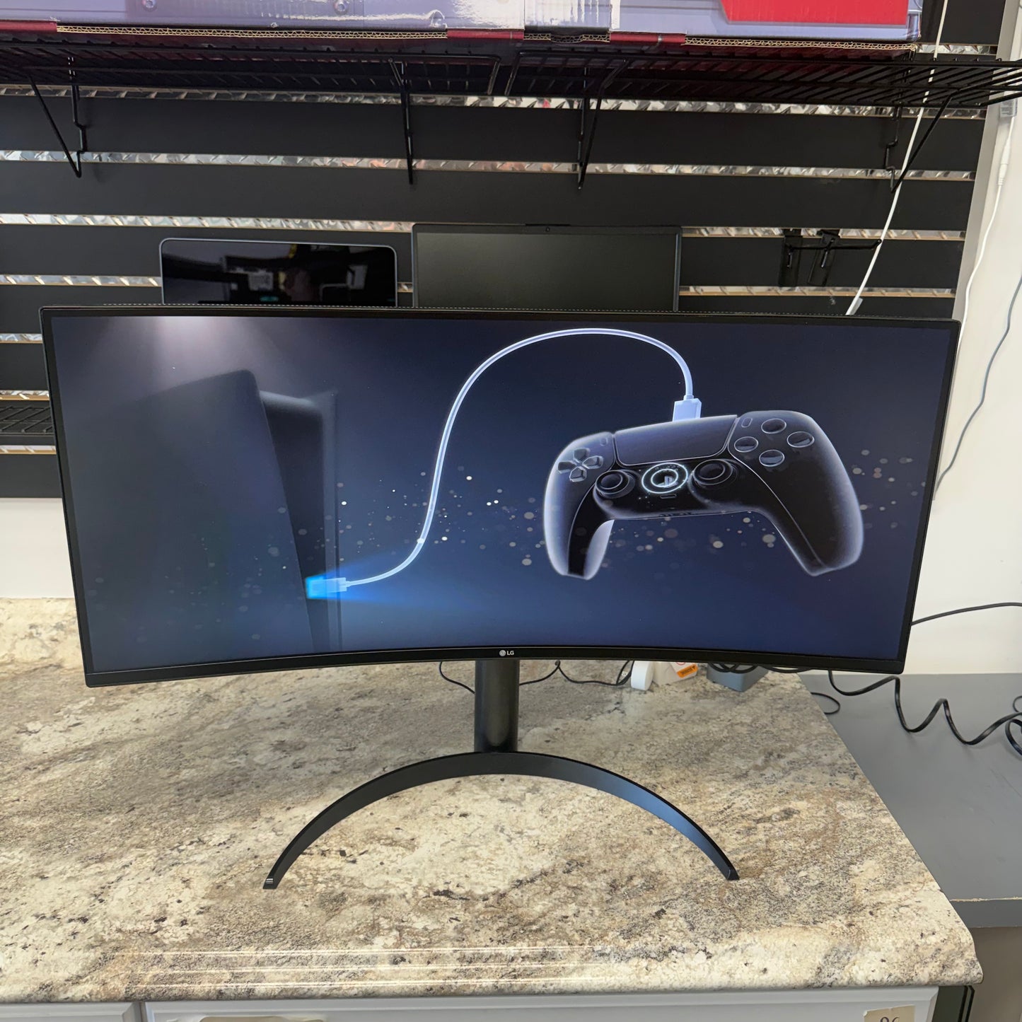 LG 34" 34WP65C-B WQGD VA Curved Monitor