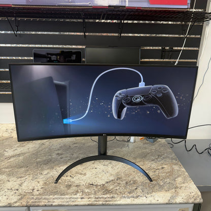 LG 34" 34WP65C-B WQGD VA Curved Monitor