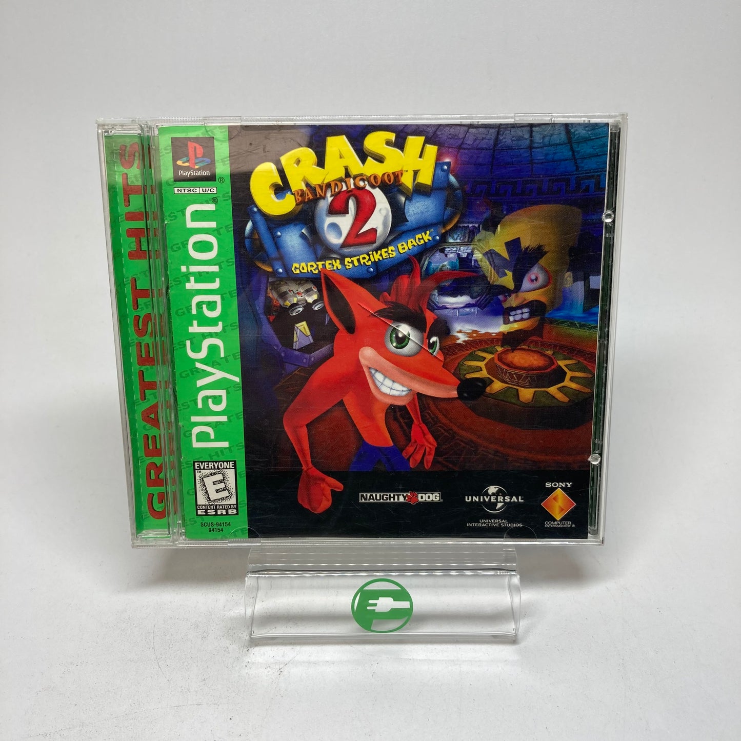 Crash Bandicoot 2 Cortex Strikes Back [Greatest Hits] (Sony PlayStation 1 1998)
