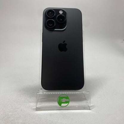 Factory Unlocked Apple iPhone 15 Pro 256GB Black Titanium MTQR3LL/A