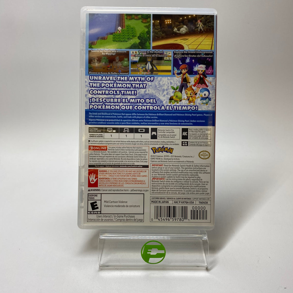 Pokemon Brilliant Diamond (Nintendo Switch, 2021)