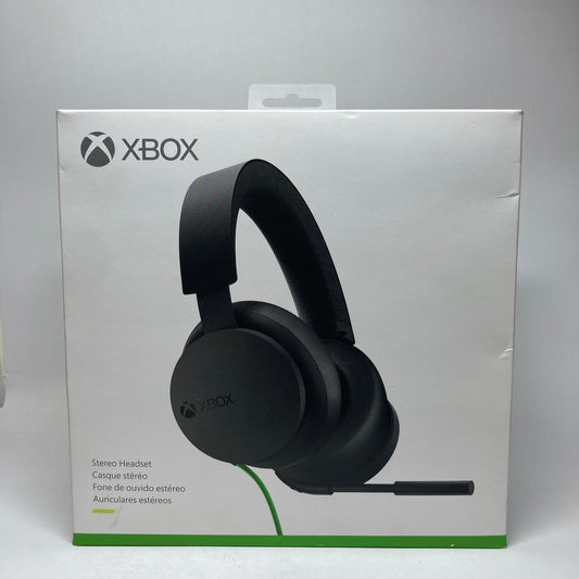 New Microsoft Stereo Headset Black 1984 For Xbox One & Xbox Series S|X