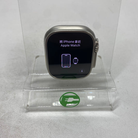 Unlocked Apple Watch Ultra 2 49MM Natural Titanium A2986 Face Only