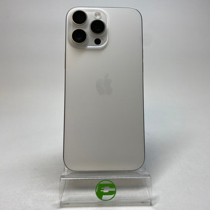 Factory Unlocked Apple iPhone 16 Pro Max 256GB White Titanium MYW43LL/A