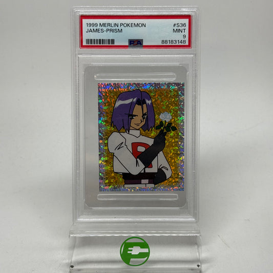 Pokémon Merlin Prism James S36 English PSA 9