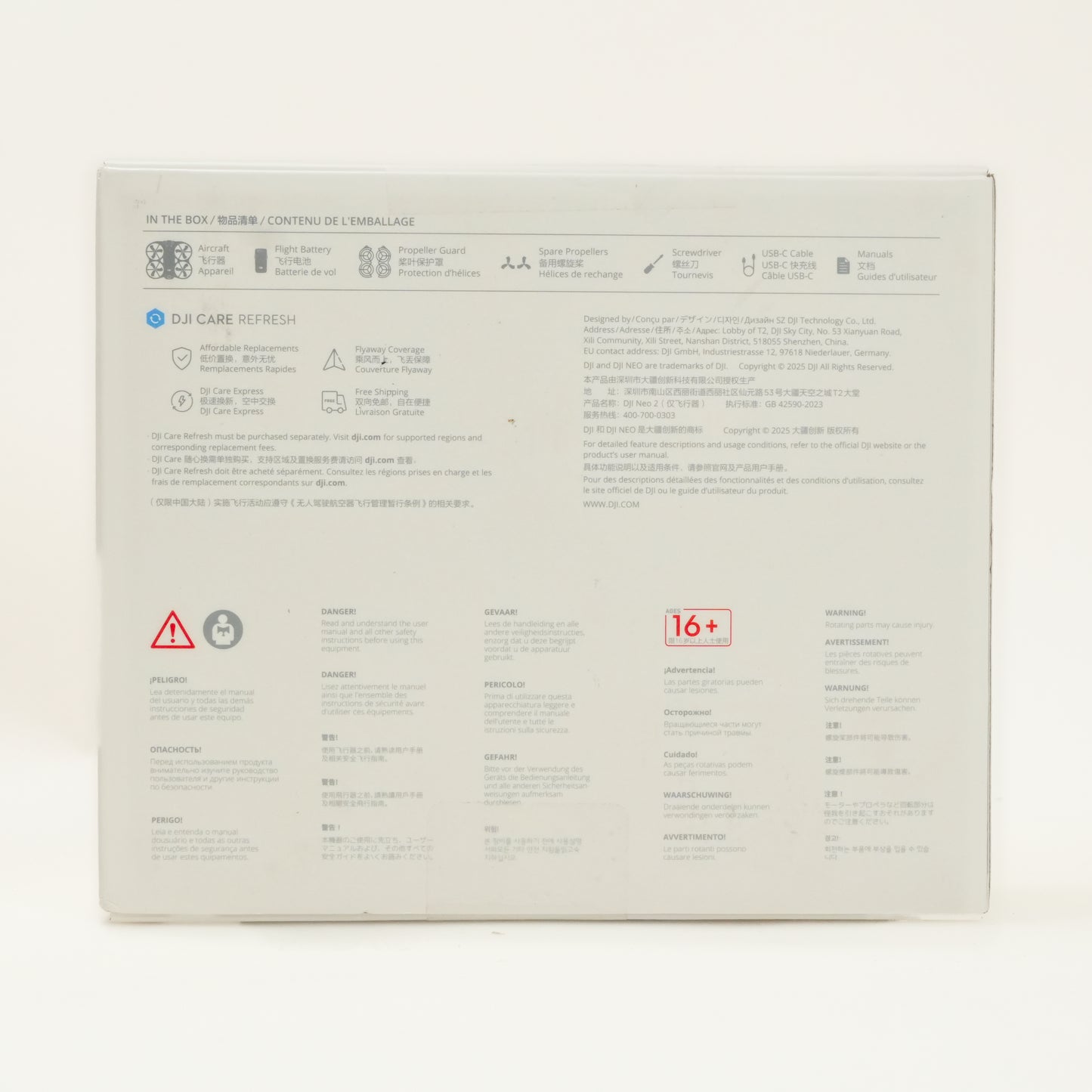 New DJI Neo 2 Drone Only