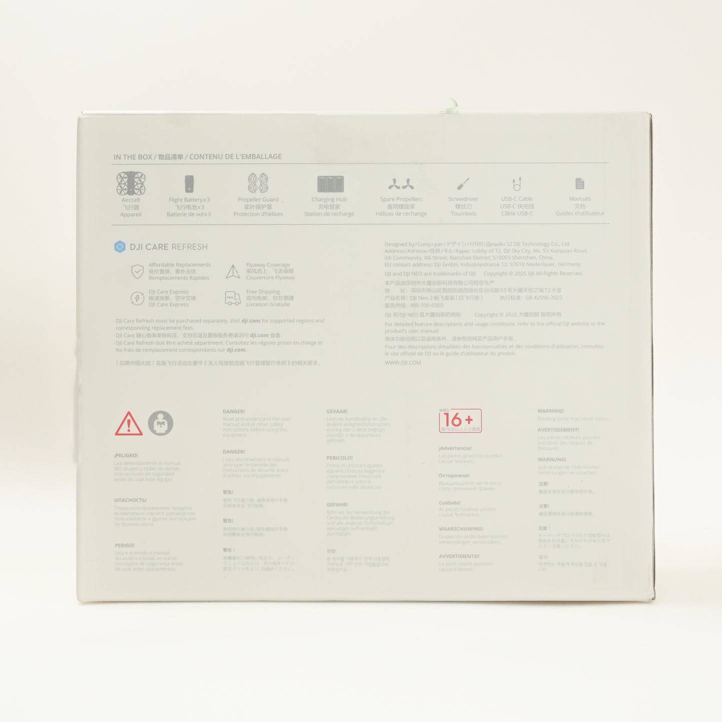 New DJI Neo 2 Fly More Combo Drone Only