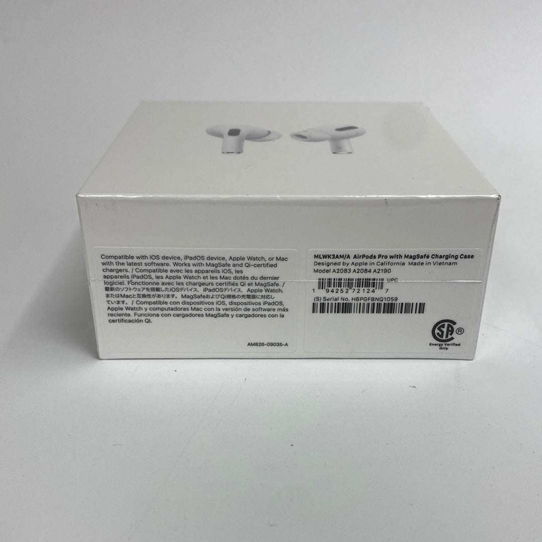 New Apple Airpods Pro with MagSafe Charging Case 1st Generation MLWK3AM/A - PayMore Massapequa