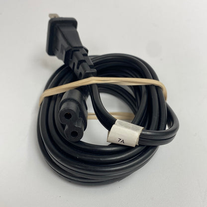 Power Cord Cable for Sony PlayStation 3 Slim PS3 Circle/Circle End with Lip